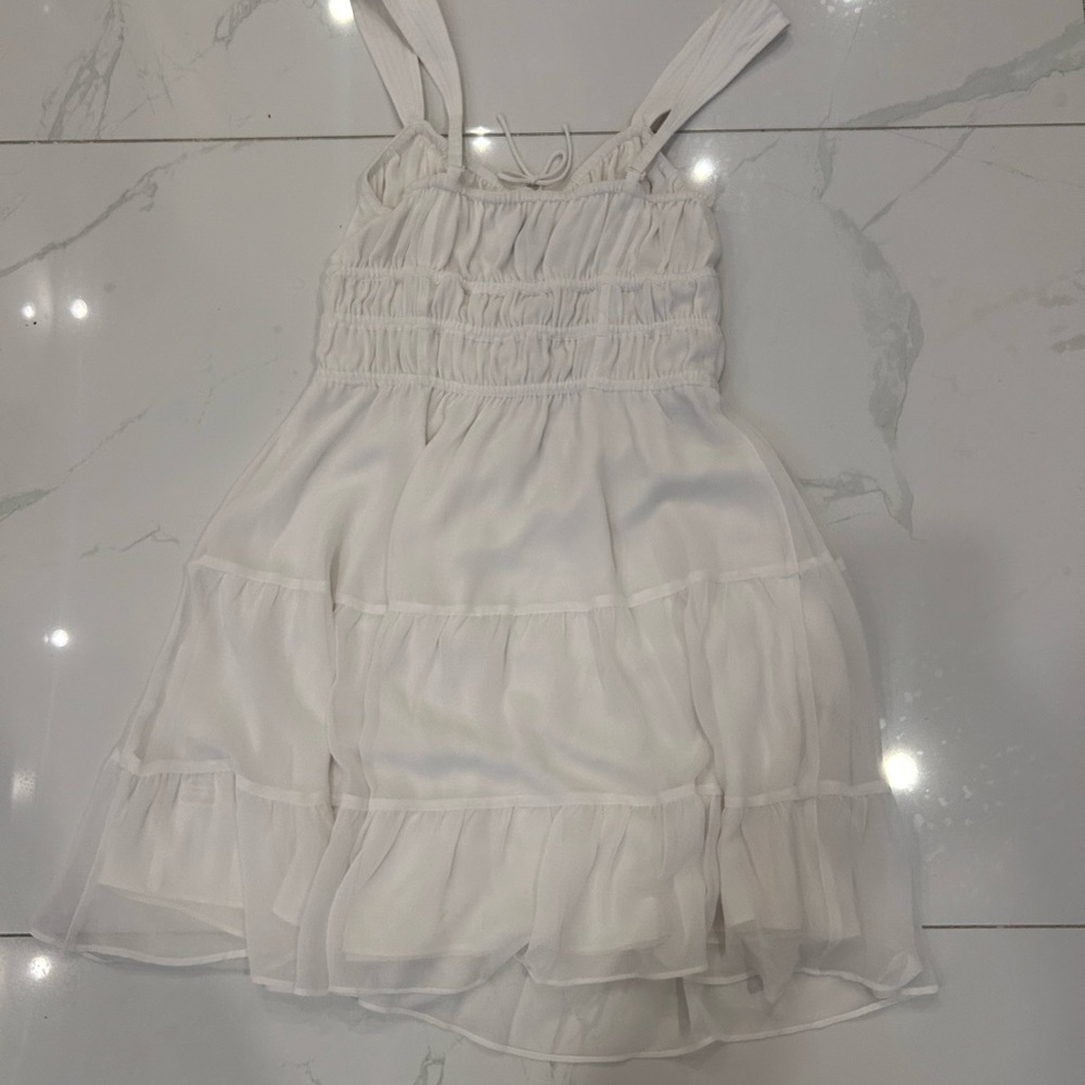 Aritzia Martine White Poplin Dress - Picture 3 of 5